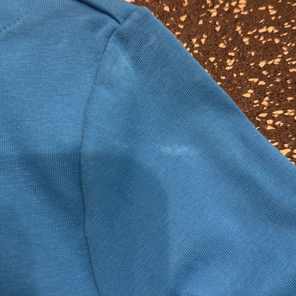 Ralph Lauren Boat Neck shirt top size Large Lrg L womens blue white stripes - Picture 3 of 12